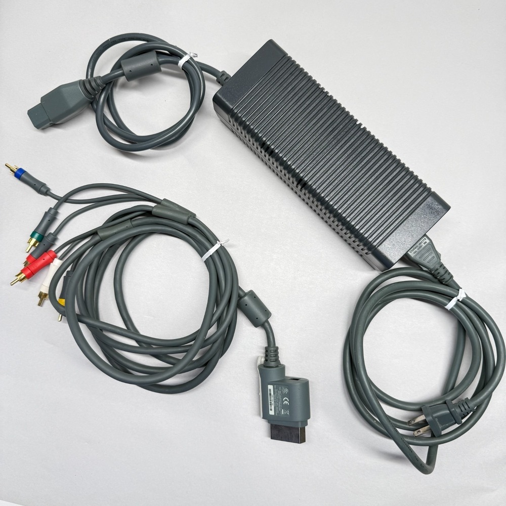 Microsoft Xbox 360 HP-AW175EF3 AC Power Supply + Component HD AV Cable